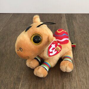 NWT Ty Beanie Boo's Plush Jamal the Camel Sparkly Glitter Eyes - NEW with Tags!